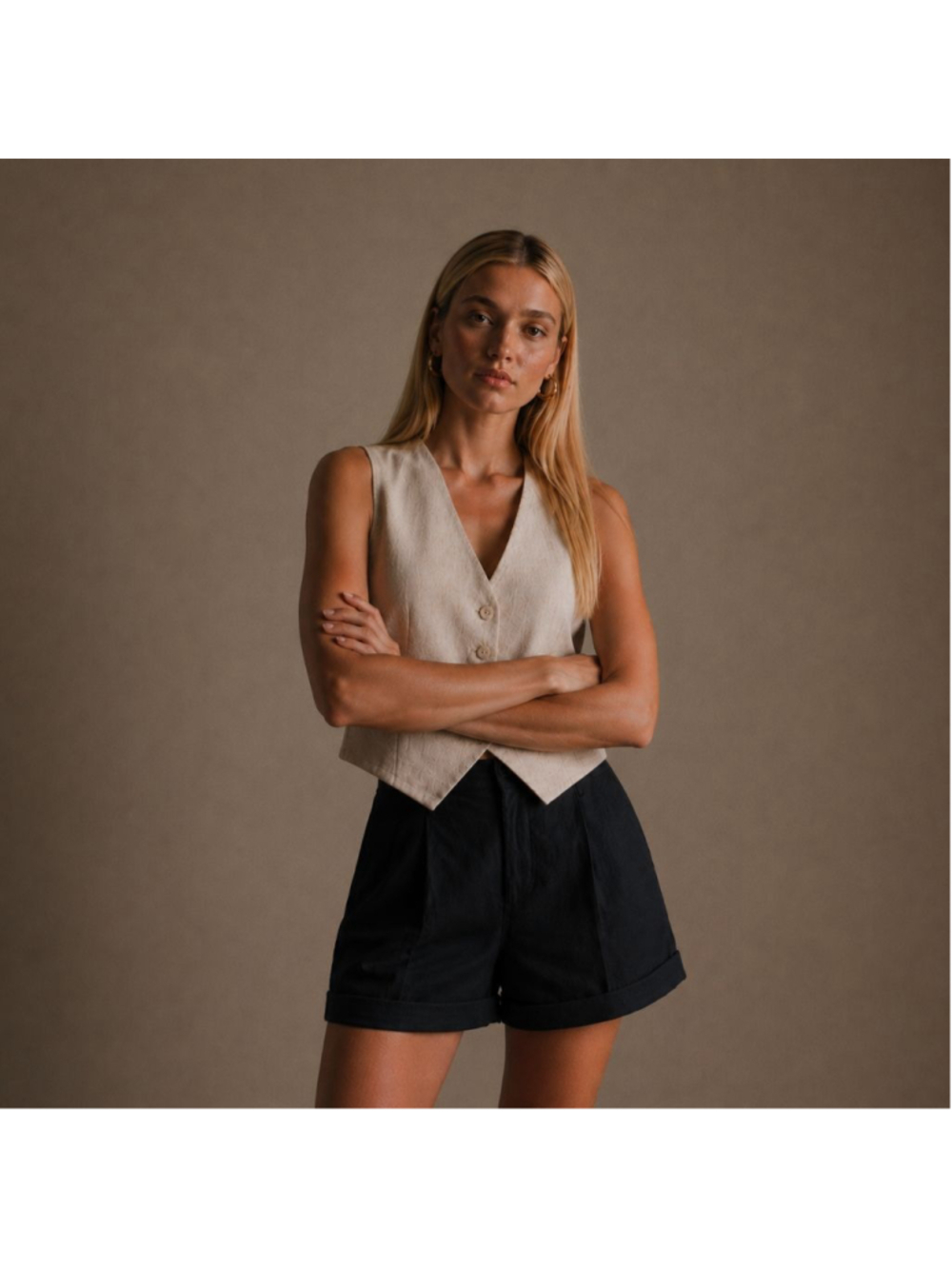 Rag & Bone Black Wool Pleated Tailored Cuffed Shorts Sz 4